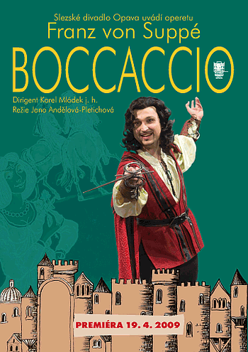 Franz von Suppé - BOCCACCIO - plakát
