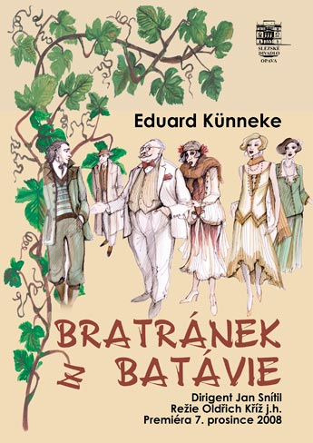Eduard Kunnecke - BRATRÁNEK Z BATÁVIE  - plakát