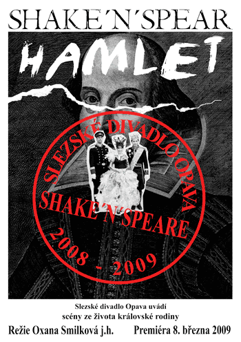 William Shakespeare - HAMLET - plakát